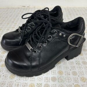 Harley-Davidson Black Lace Up Women's Boots